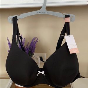 NWT cacique tshirt bra 46DD